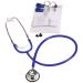 ADC Nurse Combo-Lite Kit with Pocket Pal II Medical Organizer Lister Bandage Scissor 3-Color Pen Adlite Disposable Penlight and Proscope 670 Dual-Head Stethoscope Royal Blue