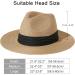 Men's Foldable Straw Wide Brim Beach Sun Hat - B-khaki Large - Buy Online on GoSupps.com