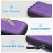 Medmax Pocket for Freestyle Libre 3/2 & Reader - Hard-Shelled Protective Cover Shockproof Storage Bag for Diabetics - Lightweight Clip & Handle - Purple - Buy Online on GoSupps.com