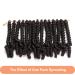 Lifabeauty 8 Packs Short Spring Twist Crochet Hair 4 Inch 2# - Pre-Looped Curly Crochet Braids for Black Women and Kids - Buy Online on GoSupps.com