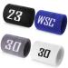 Personalized Wrist Sweatband , Custom Embroidered with Letters Wristband ,Sports Gift for Man and Woman ,Protect The Wrist for Tennis, Basketball, Running, Gym, Working Out 2 Pieces
