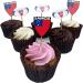 Samoa Flag Rugby Ball Food & Cupcake Picks Toppers Party Decorations (14 Pack) - Buy Online on GoSupps.com