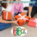 Tigvio Velcro Wurf Game for Kids 3-7 | Outdoor Beach Toys with Fishing Slices & Balls | Fun Throwing Game for Children & Adults - Buy Online on GoSupps.com
