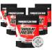 Powerstar Super Hi Pro 128 Natur 5x1kg |Multi-component protein powder without sweetener |Highly possible biological value |Neutral protein powder with 81% protein i.tr.|Muscle building nature without sweetener 1 kg (5 pack)