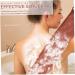 KOMBIUDA 1 Set Bath Towel Back Exfoliator Brush Back Scrubber Towel Bath Washcloth Loofah Strap Brown Nylon - Buy Online on GoSupps.com
