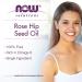 NOW Solutions Rose Hip Seed Oil 100% Pure 4oz - Nourishing Facial Care Vegan Formula with Child-Resistant Cap - Buy Online on GoSupps.com