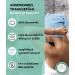Shop Pamuq 100% Cotton Hair Turban - Light Blue 2 Set | Quick-Drying Button Hair Towel - Buy Online on GoSupps.com