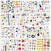 Konsait Temporary Tattoos for Girls Boys Kids Women (30Sheets)  Cartoon Cute Tiny Waterproof Temporary Tattoo Fake Tattoos Body Art Sticker Hand Neck Wrist Great Party Goodie Bag Stuffers Party Filler