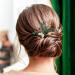 HINZIC 2Pcs Green Crystal Hair Comb - Bridal Leaves Wedding Flowers Rhinestone Hair Clip - Emerald Green Hair Accessories for Bride Party - Buy Online on GoSupps.com
