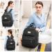 SndMor Waterproof Baby Diaper Bag Backpack - Large Unisex Design with Diaper Station & Changing Pad (Stylish Black) - Buy Online on GoSupps.com