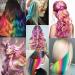 22 PCS Rainbow Colored Hair Extensions Clip In for Girls 22 Inch Colorful Straight Extensions for Party Highlights Accessories Hair Pieces for Women 22pcs-Colorful - Buy Online on GoSupps.com