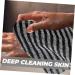 STOBAZA 5 Pcs Striped Bath Towels & Back Scrubber | Durable Home Spa Cleaning Sponges | International Shipping Available - Buy Online on GoSupps.com