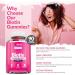 Biotin Hair Gummies 10,000mcg - 90 Vegan Gummies - Strawberry Flavour - Supports Hair Growth & Healthy Skin - Chewable Hair Vitamins - Buy Online on GoSupps.com