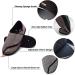 FZYUAN Wide Width Diabetic Slippers for Men Size 12 - Adjustable Closures, Memory Foam, Orthopedic Shoes for Elderly with Arthritis and Edema - Brown - Buy Online on GoSupps.com