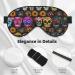 Rose Skull Soft Sleep Eye Mask | Breathable Female Eye Patch for Travel & Relaxation - Buy Online on GoSupps.com