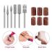 Electric Nail Drill Kit | 20000 RPM Acrylic Nail File & 6 Remover Tools | Portable Nail Polishing Machine Pedicure Set - Buy Online on GoSupps.com