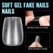 TOMICCA Extra Short Coffin Nail Tips Clear Nail Tips Natural False Nails Coffin French Acrylic Nails Artificial Nails Tips for Girls Women (240 Pcs 15 Sizes) 5.Extra Short Coffin - Buy Online on GoSupps.com
