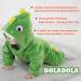 Doladola Unisex Baby Toddler Romper Jumpsuit | Hooded Cartoon Sleepsuit | 12-18 Months | Dinosaur Print - Buy Online on GoSupps.com