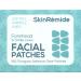 Facial plasters for smoothing lines and wrinkles skin remidants anti-folds 160 transparent glue dots.Triangular shapes for forehead lines and smiling lines and wrinkles the forehead is stopped