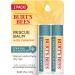 Burt's Bees Lip Balm  Rescue Lip Balm with Beeswax & Antioxidant-Rich Turmeric  Promotes Healing of Extremely Dry Lips  Cooling Eucalyptus  All Natural (2 Pack) Cooling_2pk 2 Count (Pack of 1)