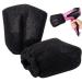 Noverlife 2PCS Hair Dryer Sock Diffuser Cover, Sponge Hair Dryer Diffuser Cover, Soft Hair Dryer Mitten Diffuser, Universal Hair Dryer Hot Sock Diffuser, Diffuser Sock with Elastic Band for Hair Dryer