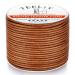 Teeliy Round Leather Cord Genuine Cowhide Leather String Lace Cord, Natural Real Full Grain Cowhide Leather Rope for Jewelry Making, Kumihimo Braiding, Necklaces, Craft Projects (2.0 mm_Nature) Round 2.0 Mm Round Nature