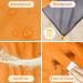 AOCKTOBAR Beach Blanket Waterproof Sandproof  96''108'' Picnic Beach Blankets Oversized for 4-7 Adults  Lightweight & Durable Beach Mat Quick Drying for Beach Travel  Camping  Hiking Orange(200*210) - Buy Online on GoSupps.com