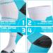 8 Pairs Compression Socks for Men Women Plantar Fasciitis Socks Ankle Compression Socsk for Ankle Support Pain Relief Flying Running - Buy Online on GoSupps.com