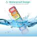 Fullicon Weekly Pill Box 7 Day Ultra Moisture & Spill Proof Daily Pill Organiser Large Tablet Organiser with Secure Buckle Compact Medication Organizer Vitamin & Fish Oil Black Rainbow - Buy Online on GoSupps.com