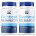 (2 Pack) Gluctose Advanced Blood Support Gluctose Gluctose - Advanced Blood Support Supplement Gluctose Supplement Support Capsules - All Natural Formula 60 Capsules for 2 Months
