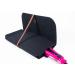 Glamza Hair Straightener Mat & Pouch - Made from Heat Resistant Safety Felt - Ideal for Home & Travel (Black (Pouchy))
