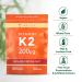 Vitamin K2 MK7 200ug | 180 Vegan Tablets for Blood Clotting & Bone Support | Vegetarian & Vegan-Friendly | Carlyle - Buy Online on GoSupps.com