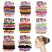 Scrunchies Hair Ties Heavy or Curly Hair Ties for Women Hair Scrunchies Ponytail Holders Elastic Hair Ties for Girls Accessories 48 PCS 48 Count (Pack of 1) Multi-2