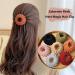 Beaumoment Bird Nest Magic Hair Clip Hair Holder Ponytail Holders Birdnest Magic Hair Clip Hair Accessories for Women (3Pcs-D) - Buy Online on GoSupps.com