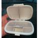 Travel Pill Organizer Case - Beige | Organize Your Medications On-the-Go | International Shipping Available - Buy Online on GoSupps.com