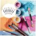 Beavorty Eyeshadow Brush 20pcs Latex Eye Shadow Stick Make up Sponges for Face Disposable Makeup Makeup Applicators Eye Makeup - Buy Online on GoSupps.com