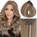 Vivien Extensions Real Hair Clip Platinblond Clip in Extensions Real Hair Blond Extensions Clip in real hair light brown with platinum blonde P#8/60 55cm 135g/7PCs 22 inch-140g-Clip 1-1 CP P#8/60