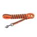 IDC Color & Gray rubberized leash 20 mm x 5 m with loop orange-gray Orange-gray 20 mm x 5 m (with loop)