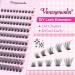 Lash Clusters DIY Eyelash Extension Kit - 110 Natural Look D Curl Individual Wispy Mega Volume Clusters - Mixed Length Reusable At-Home Lash Extension - A-VM05 - Buy Online on GoSupps.com