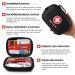 Mini First Aid Kit - 100 Pieces Water-Resistant Hard Shell Case for Travel, Outdoor, Home, Office, Camping, Hiking, Car - Black - Buy Online on GoSupps.com