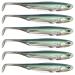 Dr.Fish Paddle Tail Swimbaits Soft Plastic Fishing Lures for Bass Fishing 2-3/4 to 4-3/4 Inches Swim Shad Bait Minnow Lures Drop Shot Fishing Lures Fluke Baits Watermelon 2-3/4"_6 Pack
