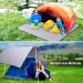 SCOCANOPY Waterproof Camping Tarp 95x142 Gray - Lightweight and Compact - Buy Online on GoSupps.com