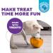 Outward Hound Planet Dog Orbee-Tuff Snoop - Interactive Snack Ball Toy for Dogs - Large Orange - Ideal for International Shipping - Buy Online on GoSupps.com
