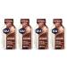 GU Energy Running Gels - 4 Gel Taster Pack - Sports Energy Gels For Running Cycling Triathlon (Chocolate Outrage)