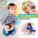 Reusable Potty Training Stickers - Color Changing Toilet Targets for Boys & Girls - 10 pcs Magic Pee Aim Bullseye Urinal Stickers - Green - Buy Online on GoSupps.com