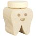 LAUBLUST milk tooth box made of wood with lid - tooth design & smiley engraving | Childhood keepsake - gift for children