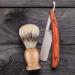Aethland 4-in-1 Shaving Brush Set for Men - Badger Brush Stainless Steel Stand & Bowl - Perfect Gifts for Husband Boyfriend & Father's Day - Buy Online on GoSupps.com
