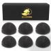 Konjac Organic Cleansing Exfoliating Facial Sponges Set Natural Activated Charcoal Konjac Face Scrubbers Sponge for Exfoliator Skincare Makeup Remover Body Washing for Oily Dry Sensitive Skin