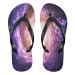 Mnsruu Universe Spirale Galaxy Space Planet purple flip flops flip sandals home slippers hotel spa bedroom travel xl for men women