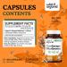 Wild & Organic Cordyceps Mushroom Capsules 1200 mg - Immune Support - Cordyceps Mushroom Powder Supplement - Pure Mycelium Extract - Vegan No Fillers Non-GMO - 60 Count 60 Count (Pack of 1) - Buy Online on GoSupps.com